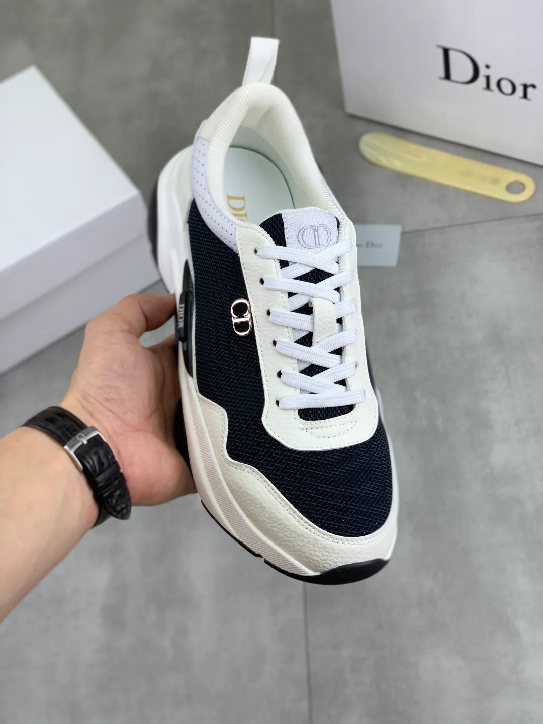 Men's Men's Shoes💰P460💰[New Style]🆘[Dior] 2025 Dior Original Lace-up Low-top Men's Shoes Classic casual shoes 🔥This model is the official classic model with high quality and made by famous original designers. It is made of high-quality cowhide with original materials➕comfortable and breathable mesh lining➕pigskin insole. The perfect last shape and generous and fashionable design have attracted many consumers and are suitable for drivers to drive🚗. What you want is the highest quality in the market. Color: 4️⃣Color Code number: 38--44 (45 46 customized)